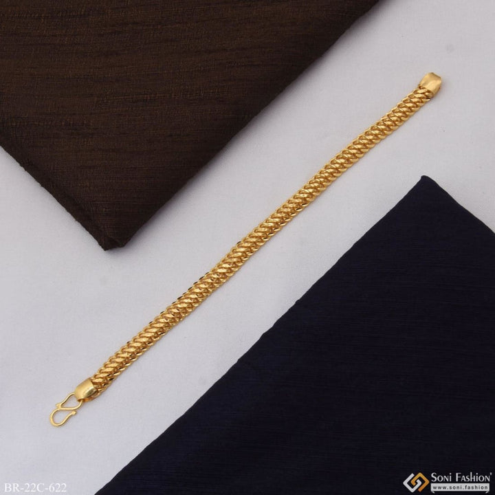 1 gram gold plated distinctive design best quality bracelet