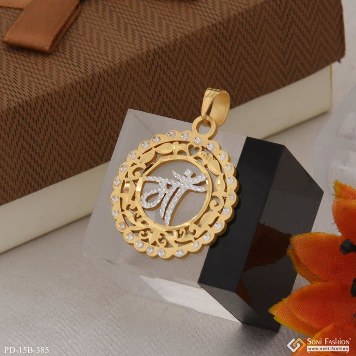 1 gram gold plated maa distinctive design best quality