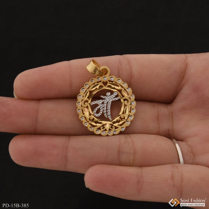 1 gram gold plated maa distinctive design best quality