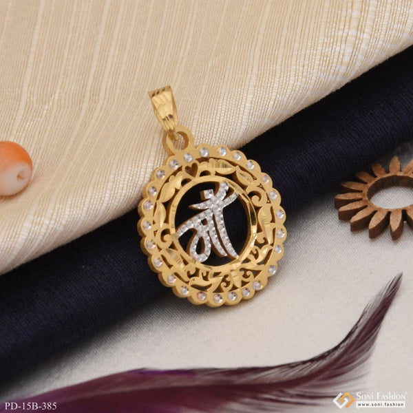 1 gram gold plated maa distinctive design best quality