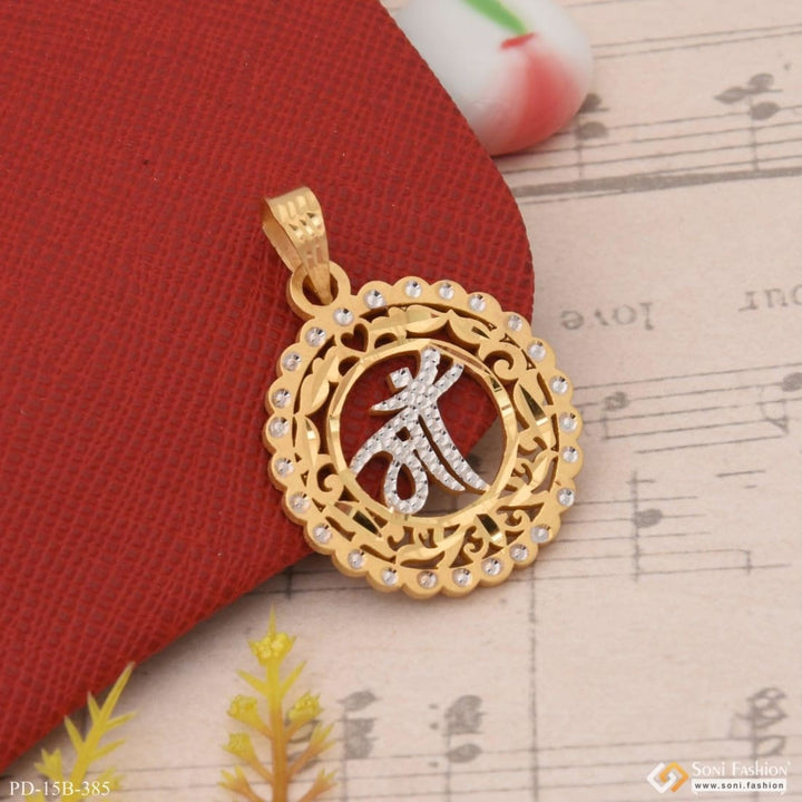 1 gram gold plated maa distinctive design best quality