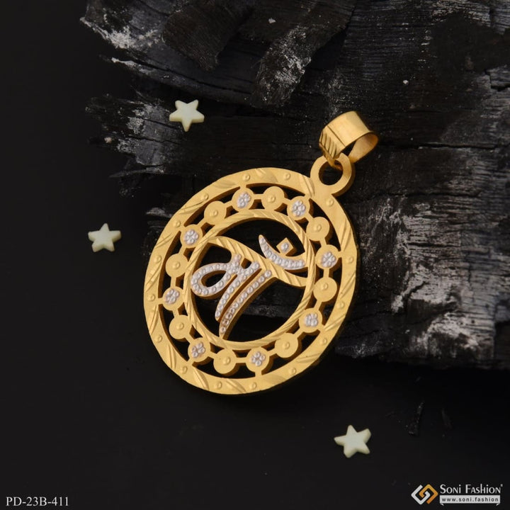 1 gram gold plated maa exceptional design high-quality