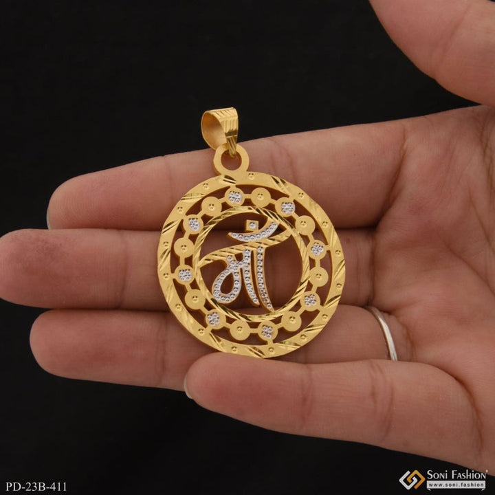 1 gram gold plated maa exceptional design high-quality