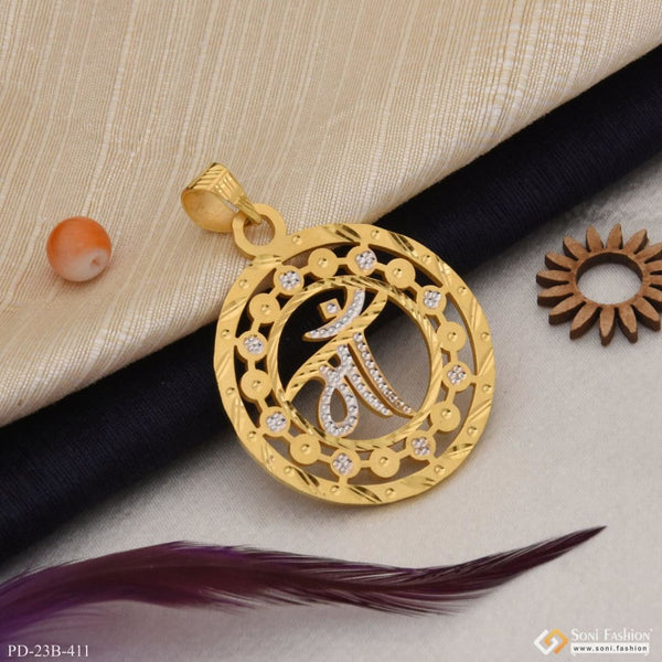 1 gram gold plated maa exceptional design high-quality