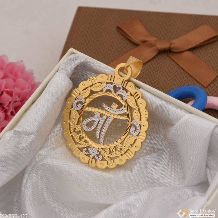 1 Gram Gold Plated Maa Exceptional Design High-quality