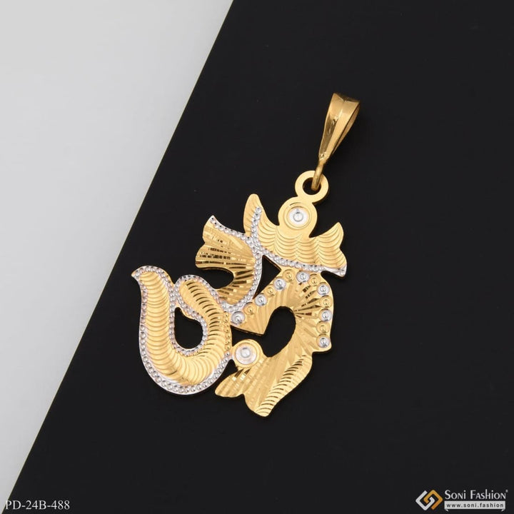 1 gram gold plated om exceptional design high-quality