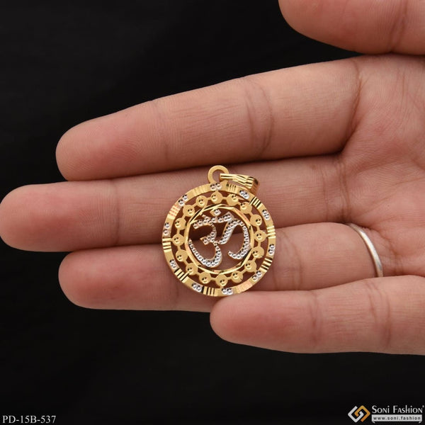 1 gram gold plated om exceptional design high-quality