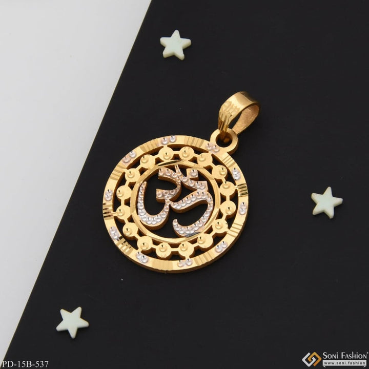 1 gram gold plated om exceptional design high-quality