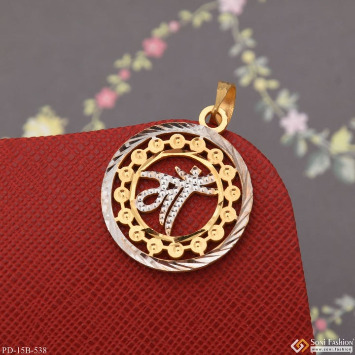 1 gram gold plated maa exceptional design high-quality