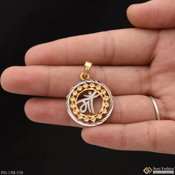 1 gram gold plated maa exceptional design high-quality