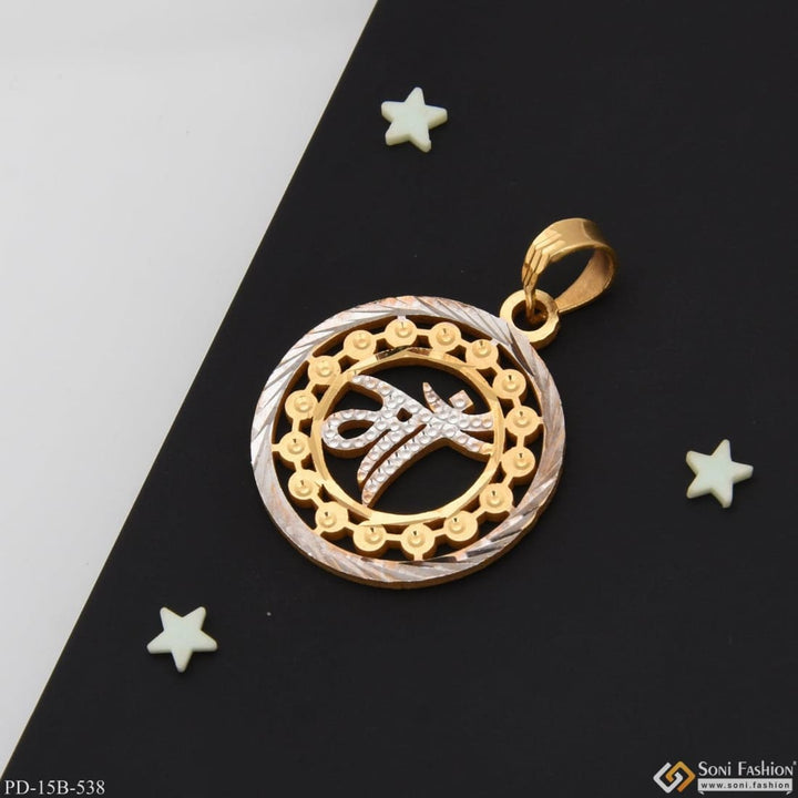 1 gram gold plated maa exceptional design high-quality