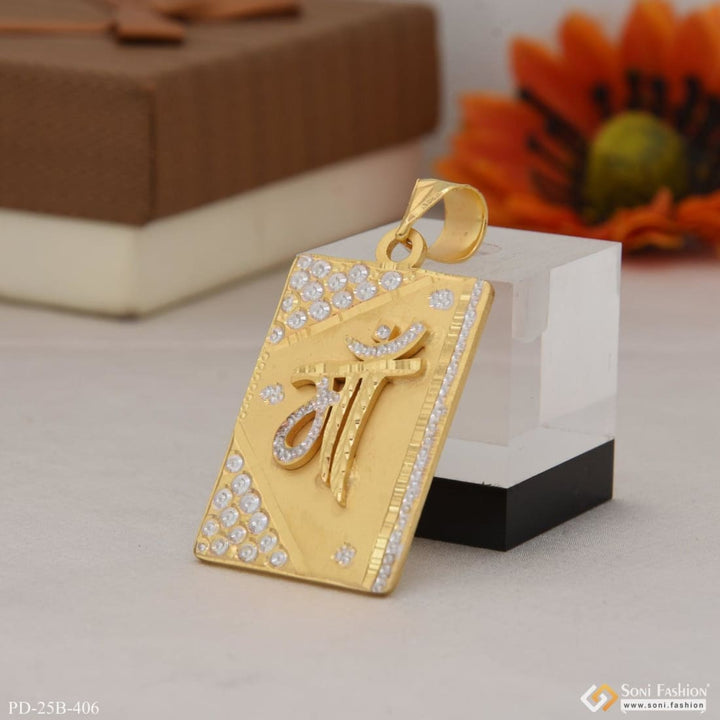 1 Gram Gold Plated Maa Exciting Design High-quality Pendant