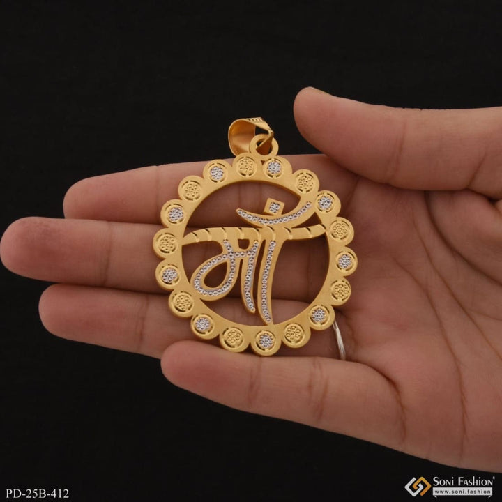 1 gram gold plated maa exciting design high-quality pendant