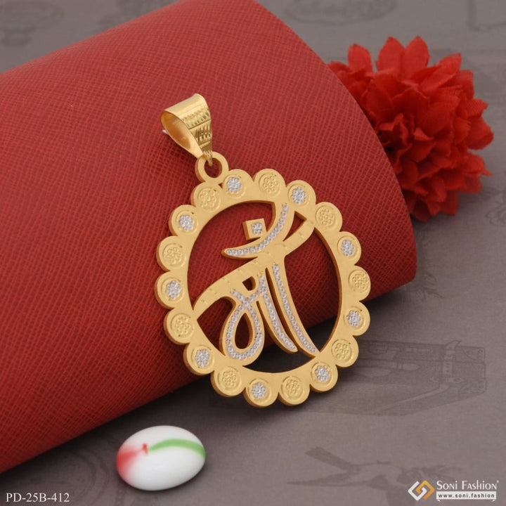 1 gram gold plated maa exciting design high-quality pendant