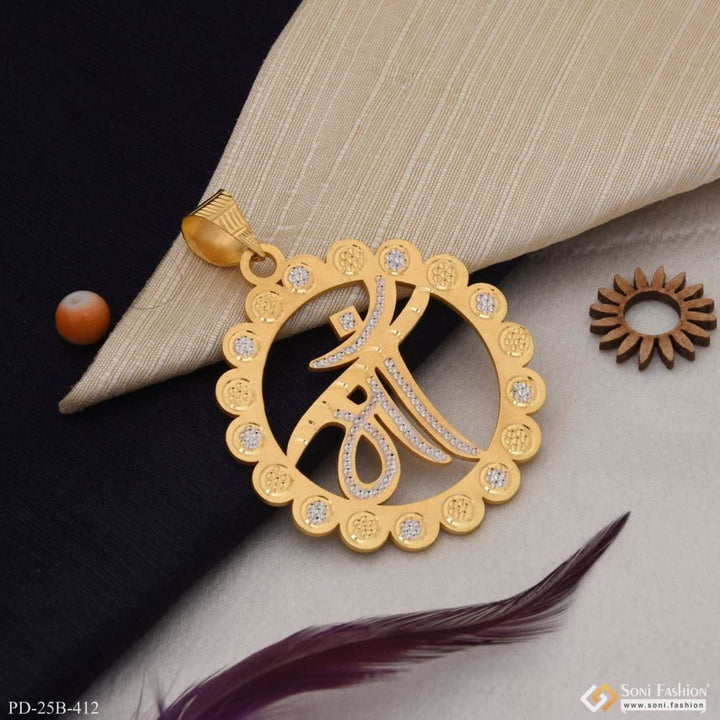 1 gram gold plated maa exciting design high-quality pendant