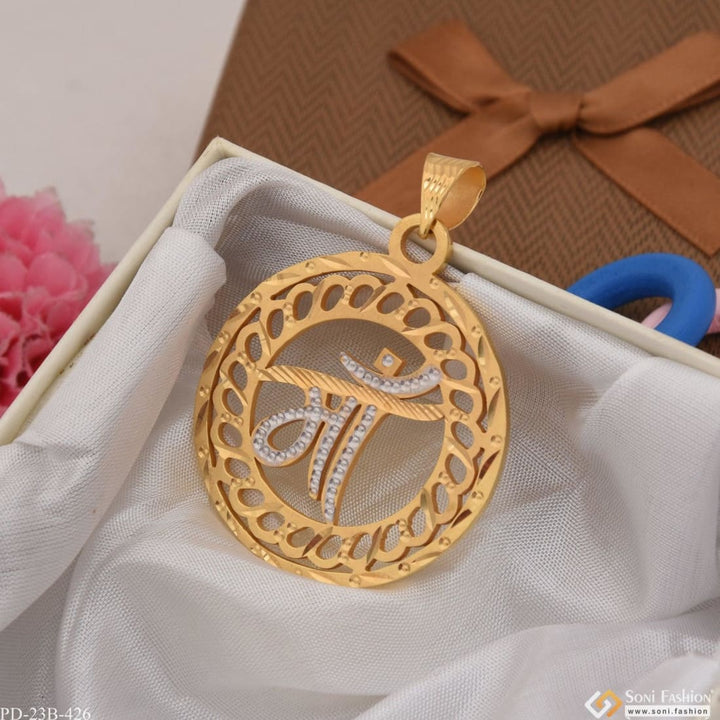 1 Gram Gold Plated Maa Exciting Design High-quality Pendant