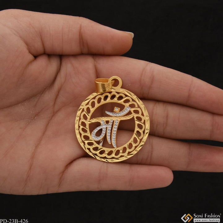 1 Gram Gold Plated Maa Exciting Design High-quality Pendant