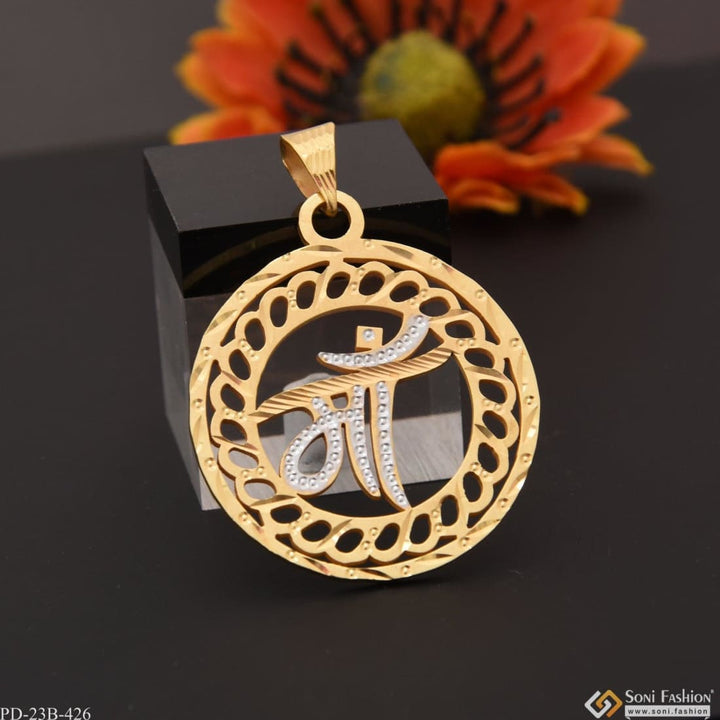 1 Gram Gold Plated Maa Exciting Design High-quality Pendant