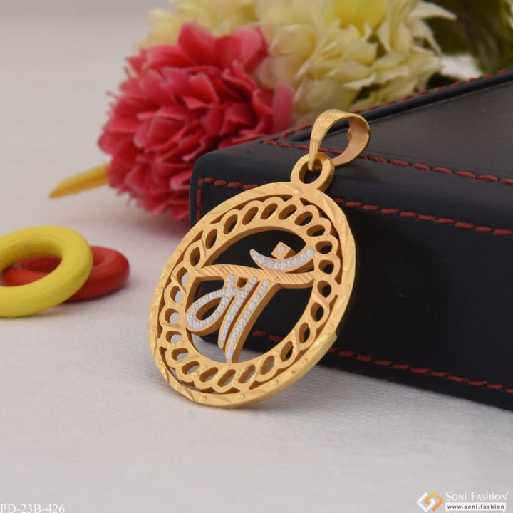 1 Gram Gold Plated Maa Exciting Design High-quality Pendant