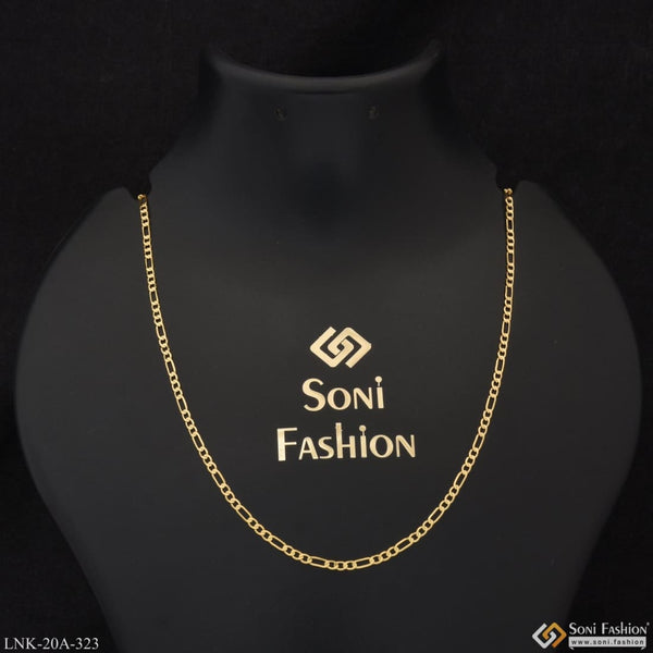 1 gram gold plated fashion-forward graceful design chain for