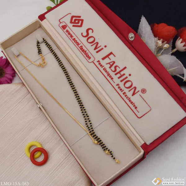 1 Gram Gold Plated Glamorous Design Chic Mangalsutra