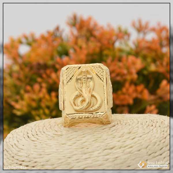 1 Gram Gold Plated Goga Maharaj Attention-getting Design