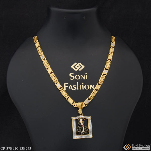 1 Gram Gold Plated Goga Maharaj Best Quality Chain Pendant