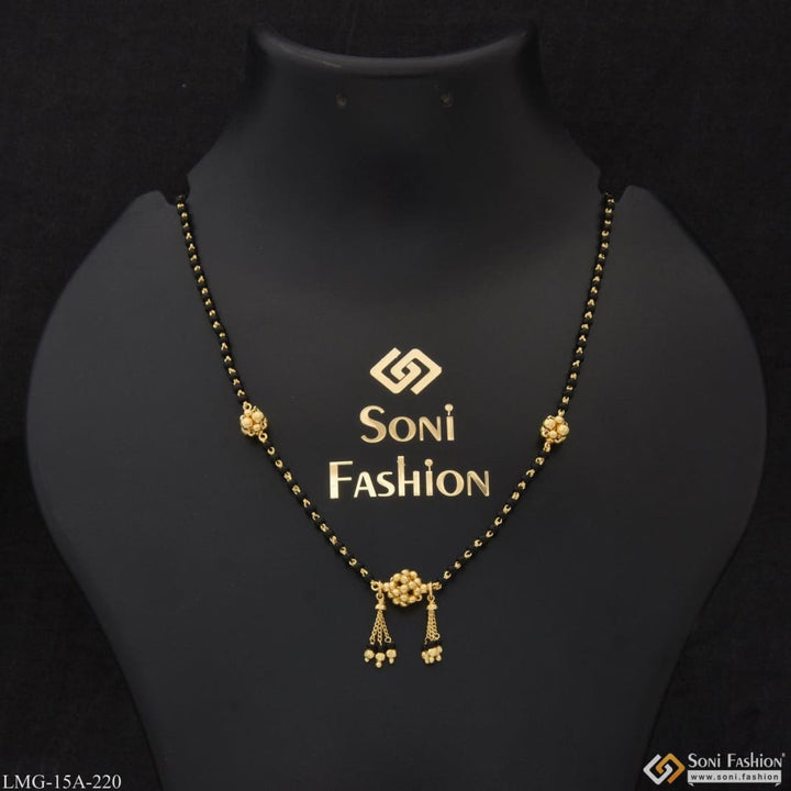 1 gram gold plated gorgeous design cool mangalsutra for