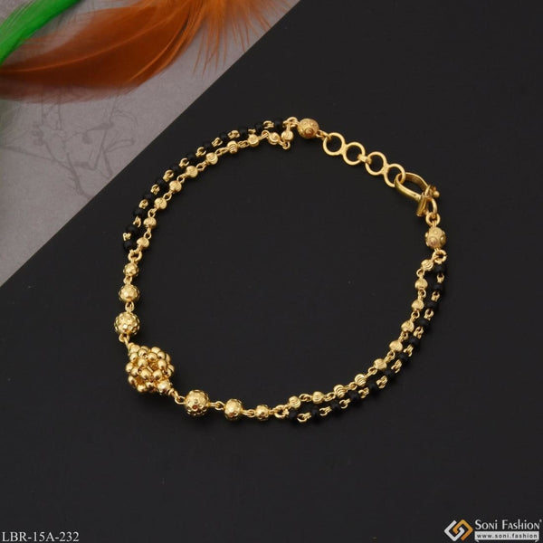 1 Gram Gold Plated Brilliant Design Mangalsutra Bracelet For Women - Style  A239 – Soni Fashion®