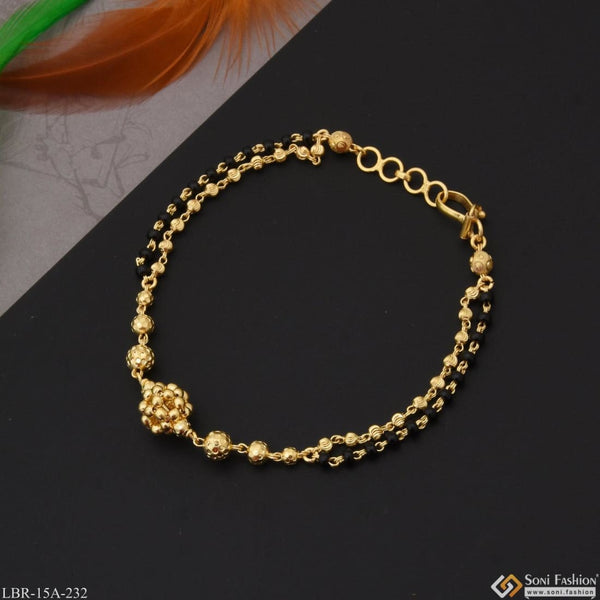 Leafy Design Mangalsutra Bracelet - Swaabhi