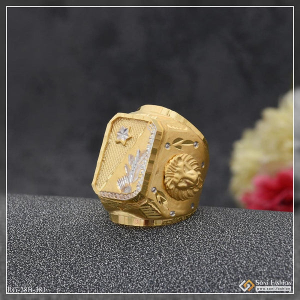 1 gram gold plated handmade best quality elegant design ring