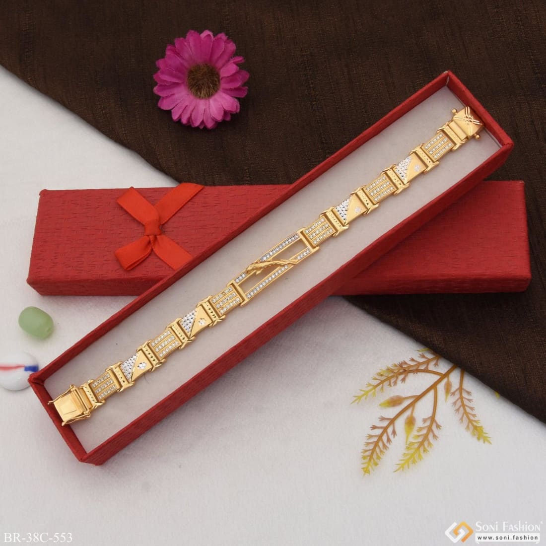 Feng Shui Gold Coin Red String Lucky Bracelet