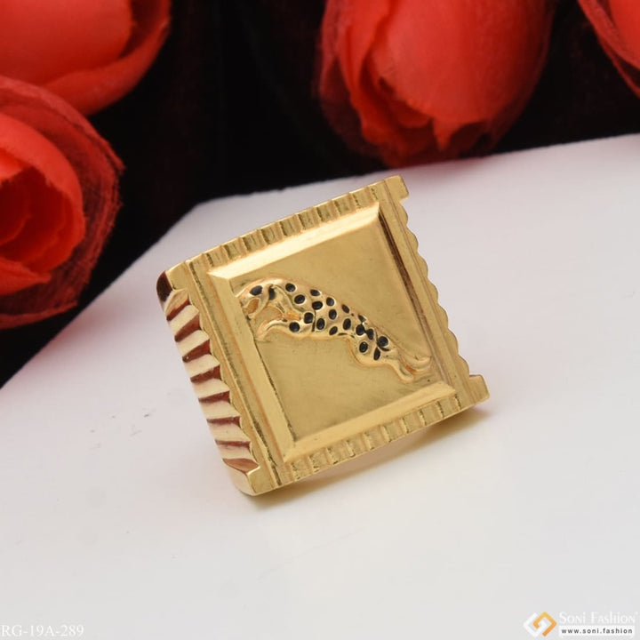 1 gram gold plated jaguar unique design ring - style a289 -