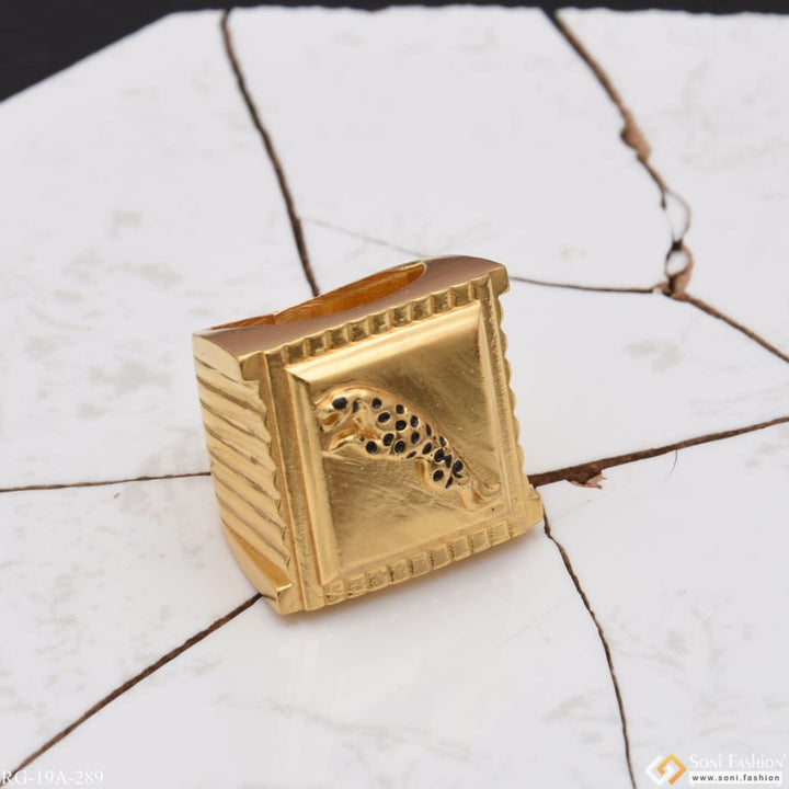 1 gram gold plated jaguar unique design ring - style a289 -