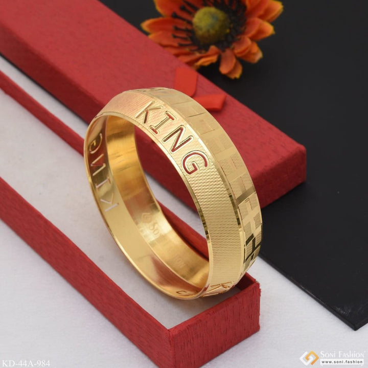 1 Gram Gold Plated King Classic Design Superior Quality