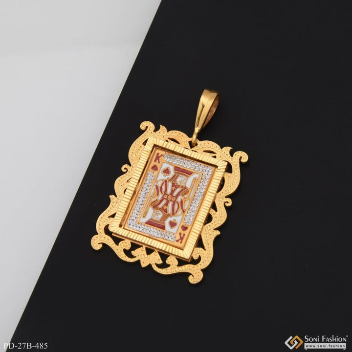 1 Gram Gold Plated King Cool Design Superior Quality