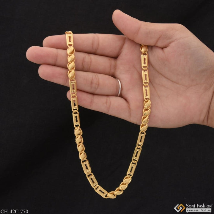 1 gram gold plated kohli with nawabi artisanal design chain