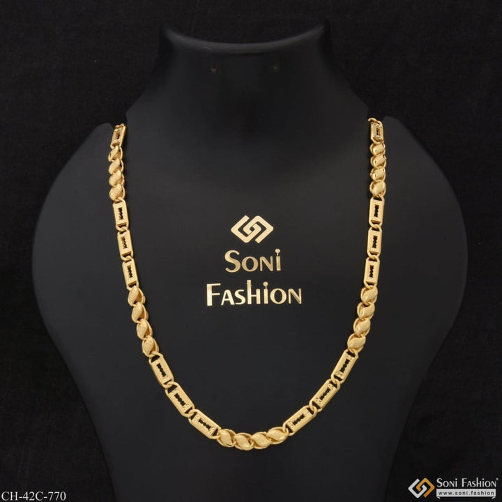 1 gram gold plated kohli with nawabi artisanal design chain