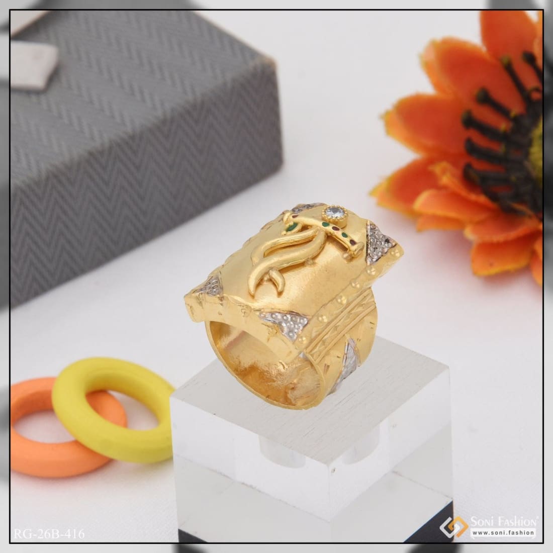 Krishna clearance gold ring