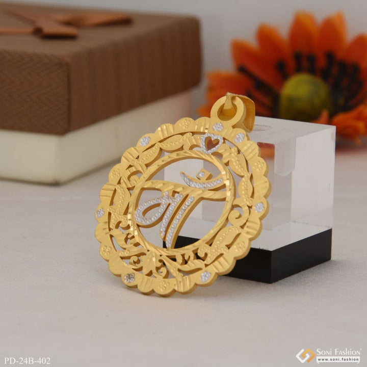 1 Gram Gold Plated Maa Latest Design High-quality Pendant