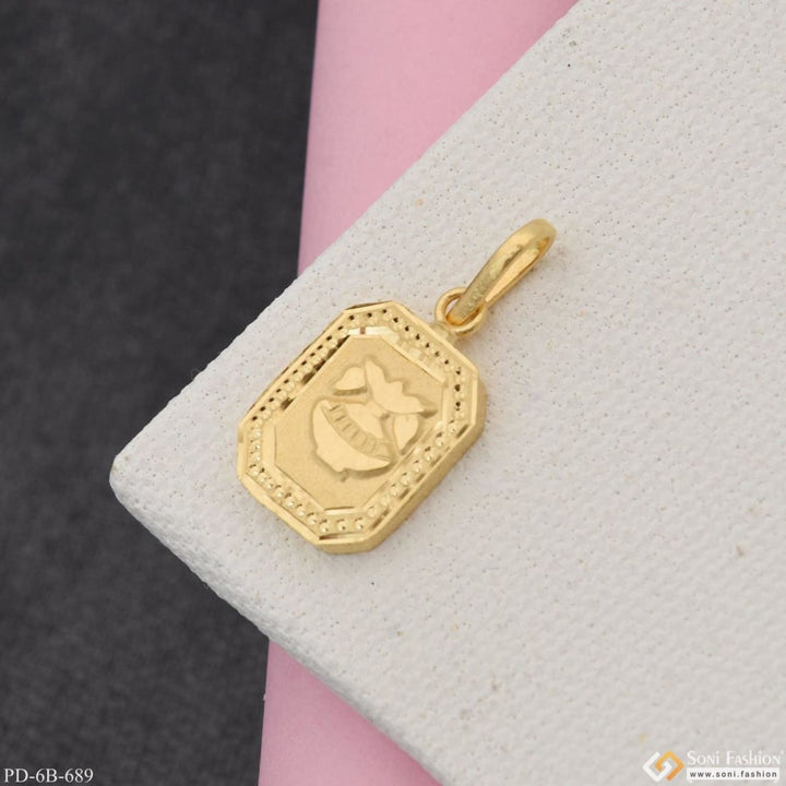 1 Gram Gold Plated Latest Pendant For Children | Kids