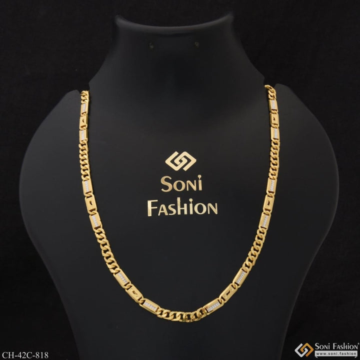 1 Gram Gold Plated Link Nawabi Extraordinary Design Chain