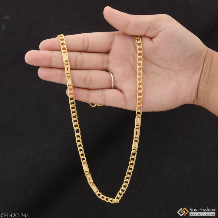 1 Gram Gold Plated Link Nawabi Sophisticated Design Chain