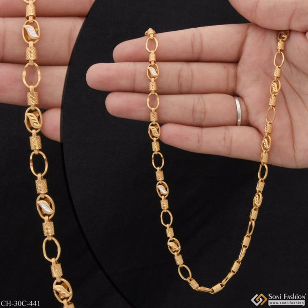 1 gram gold plated link superior quality graceful design chain for 