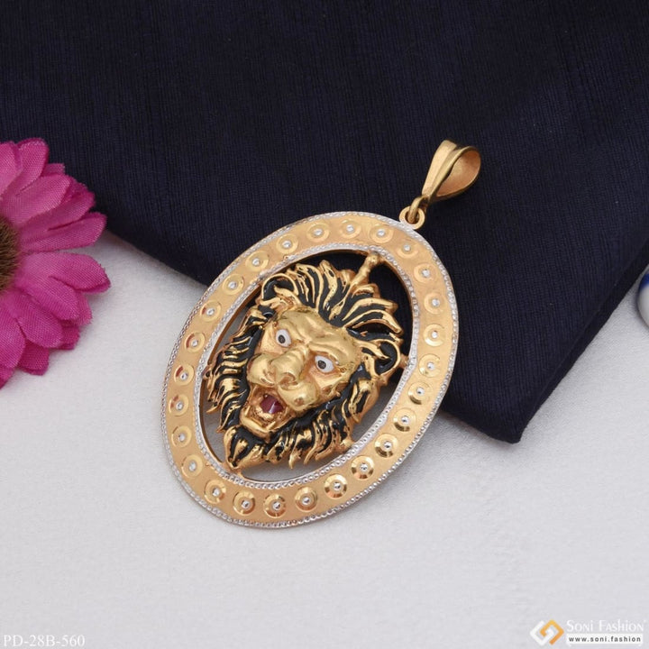 1 Gram Gold Plated Lion Chic Design Superior Quality