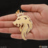 1 Gram Gold Plated Lion Exquisite Design High-quality Pendant For Men - Style B496