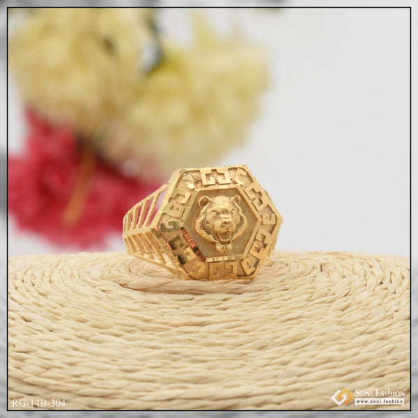 1 gram gold plated lion stunning design superior quality