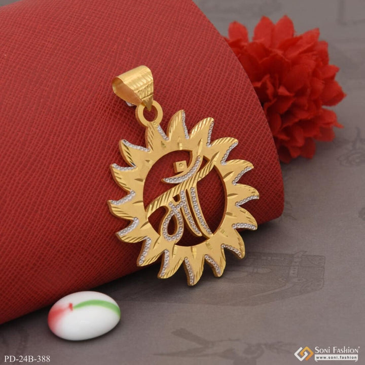 1 Gram Gold Plated Maa Exceptional Design High-quality