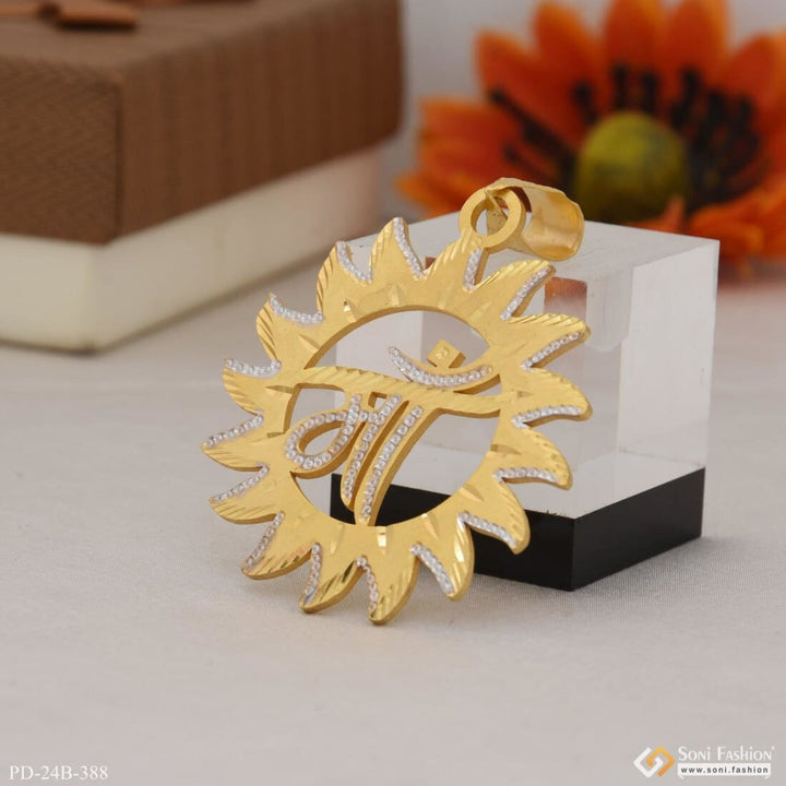 1 Gram Gold Plated Maa Exceptional Design High-quality