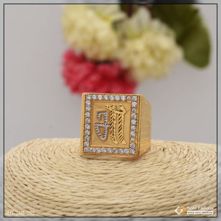 1 Gram Gold Plated Maa Exquisite Design High-quality Ring